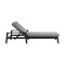 Armen Living Grand Outdoor Patio Adjustable Chaise Lounge Chair in Aluminum with Gray Cushions 840254332713 - alternate 9